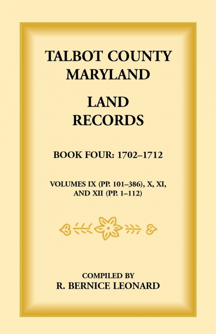 Talbot County, Maryland Land Records
