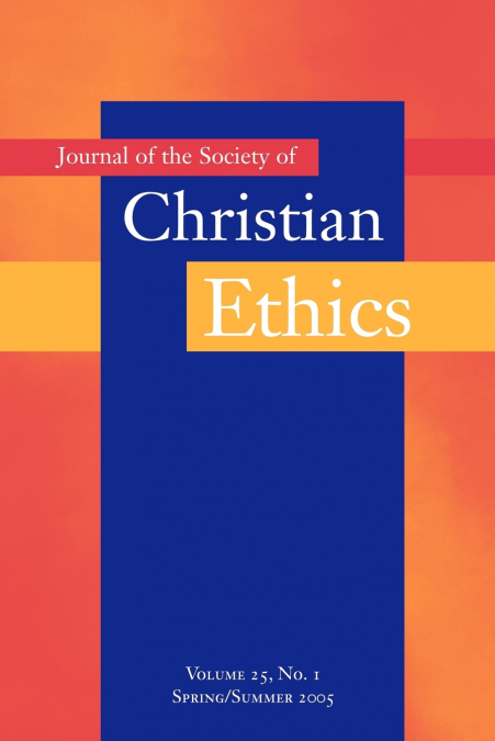 Journal of the Society of Christian Ethics
