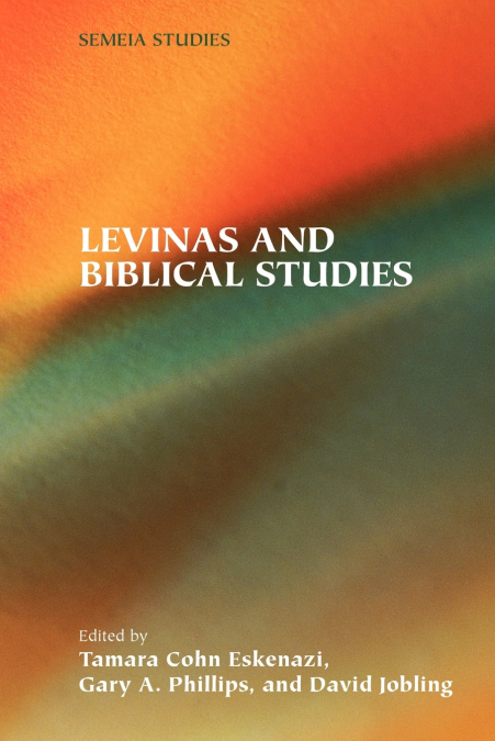 Levinas and Biblical Studies