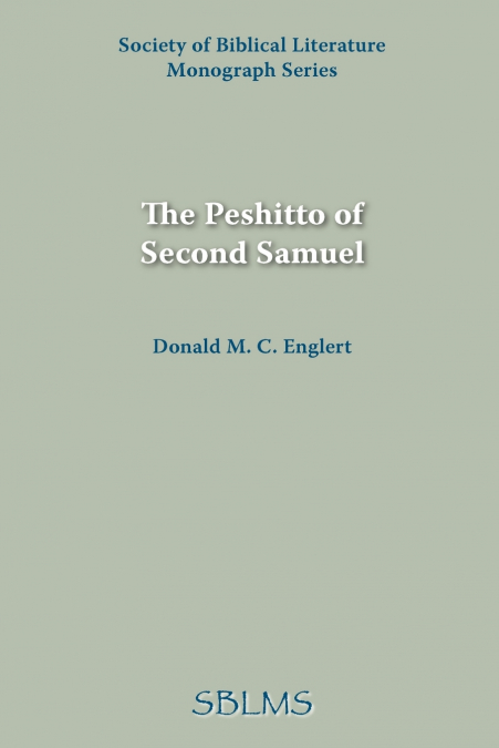 The Peshitto of Second Samuel