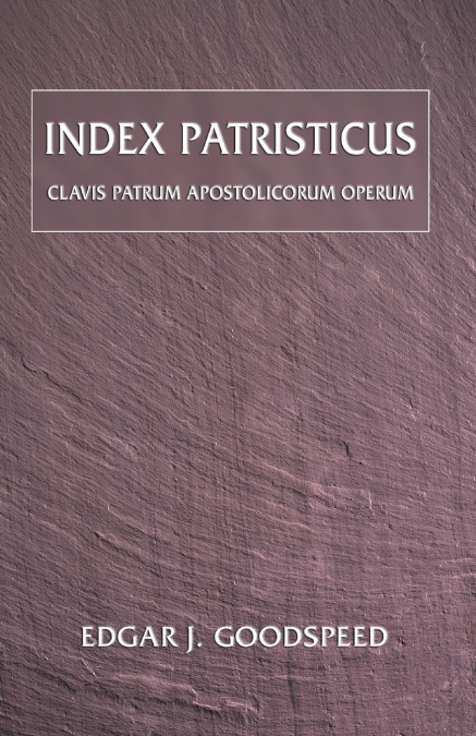Index Patristicus