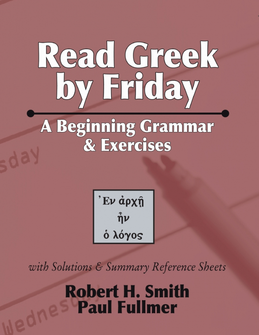 Read Greek by Friday
