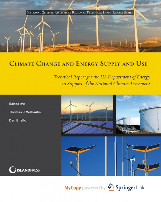 Climate Change and Energy Supply and Use