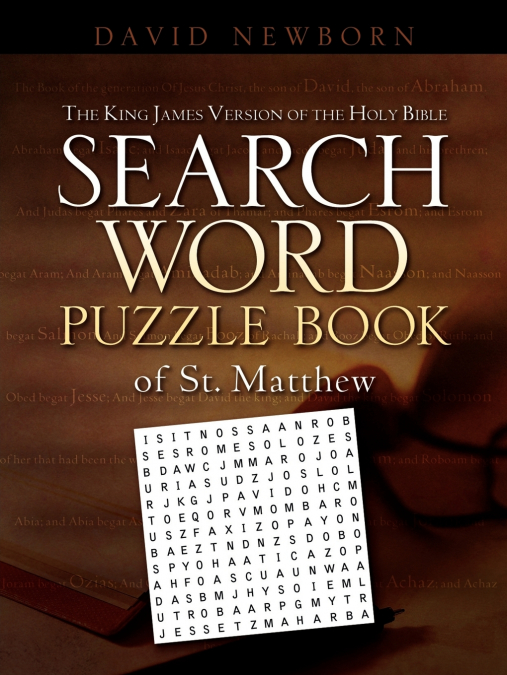 The King James Version of the Holy Bible Search Word Puzzle Book Of ST. Matthew