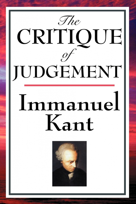 The Critique of Judgement