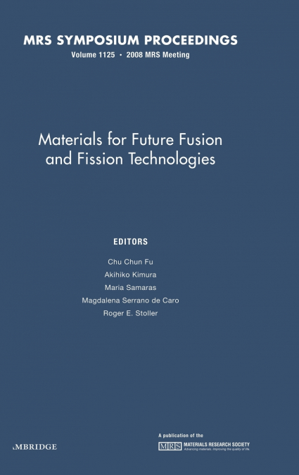 Materials for Future Fusion and Fission Technologies