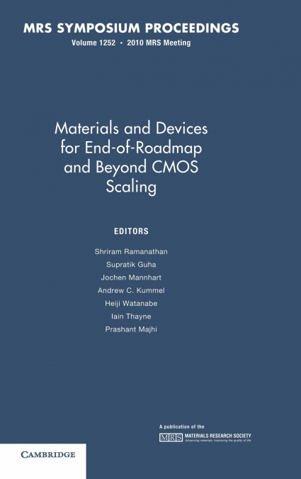 Materials and Devices for End-of-Roadmap and Beyond CMOS Scaling
