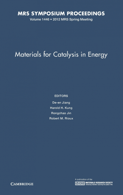 Materials for Catalysis in Energy