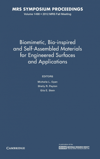 Biomimetic, Bio-inspired and Self-Assembled Materials for Engineered Surfaces and Applications