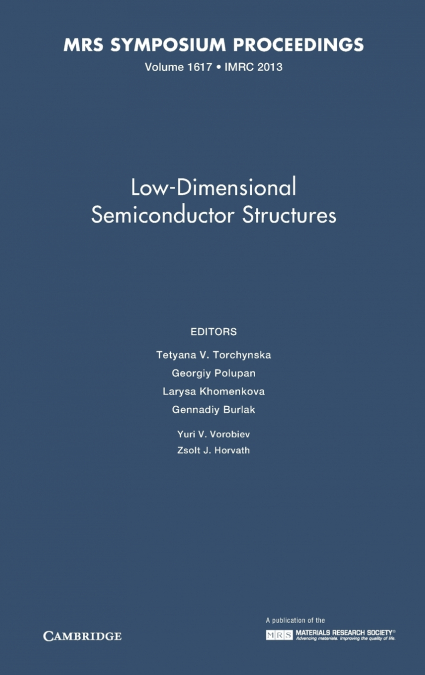 Low-Dimensional Semiconductor Structures