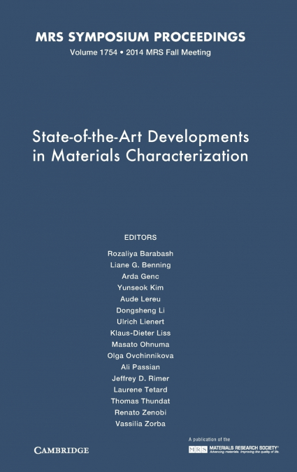 State-of-the-Art Developments in Materials Characterization