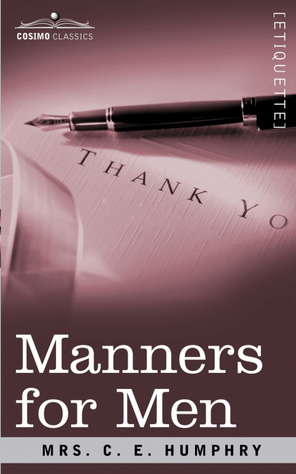 Manners for Men