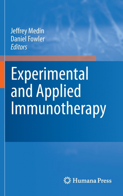 Experimental and Applied Immunotherapy