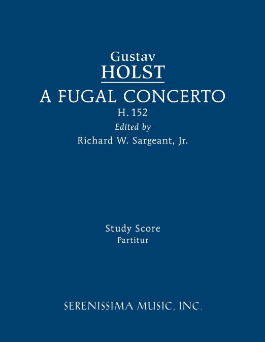 A Fugal Concerto, H.152