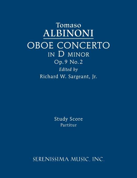 Oboe Concerto in D minor, Op.9 No.2
