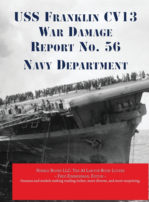 USS Franklin CV13 War Damage Report No. 56