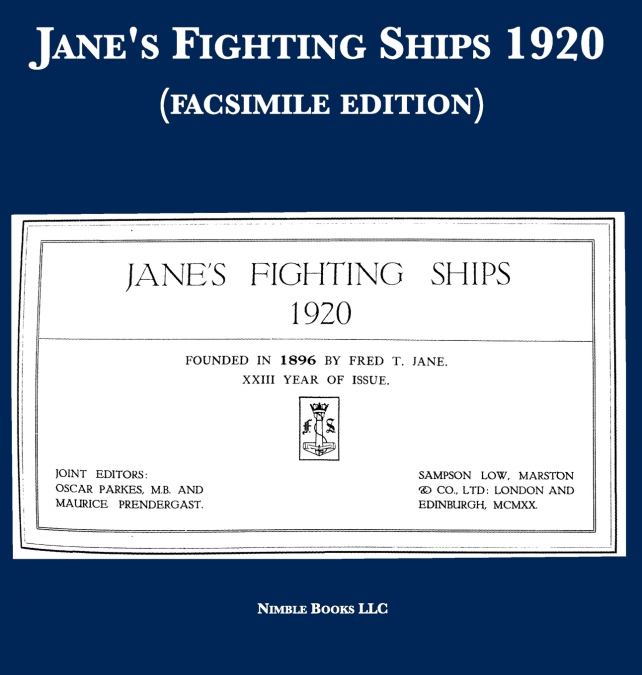 Jane’s Fighting Ships 1920 (facsimile edition)