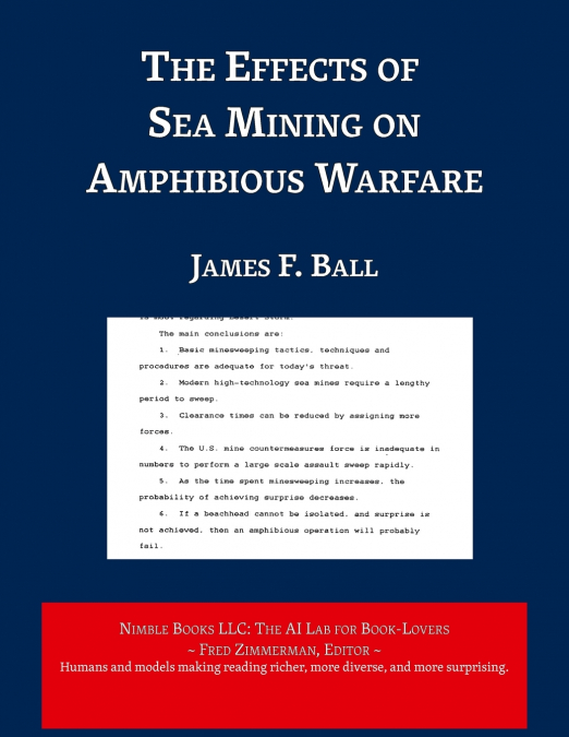 The Effects of Sea Mining on Amphibious Warfare