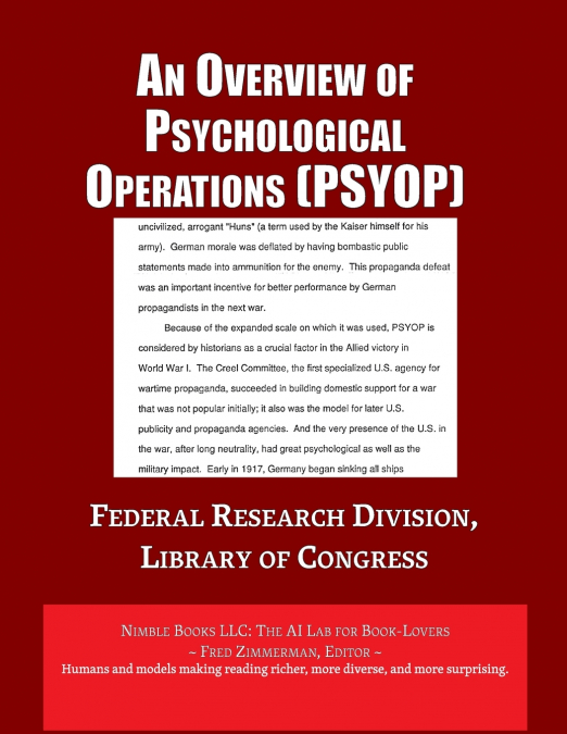 Analysis of Psychological Operations (PSYOP)