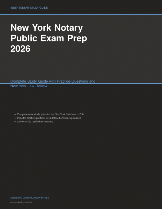 New York Notary Public Exam Prep 2026