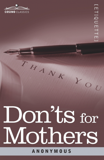 Don’ts for Mothers