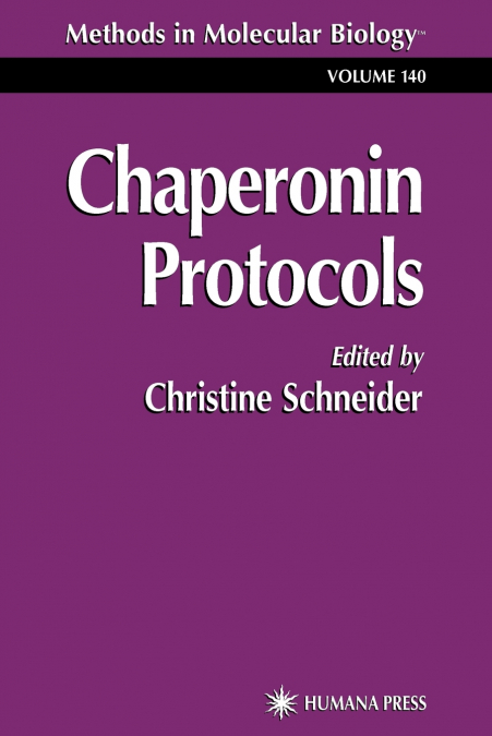 Chaperonin Protocols