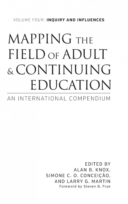 Mapping the Field of Adult and Continuing Education