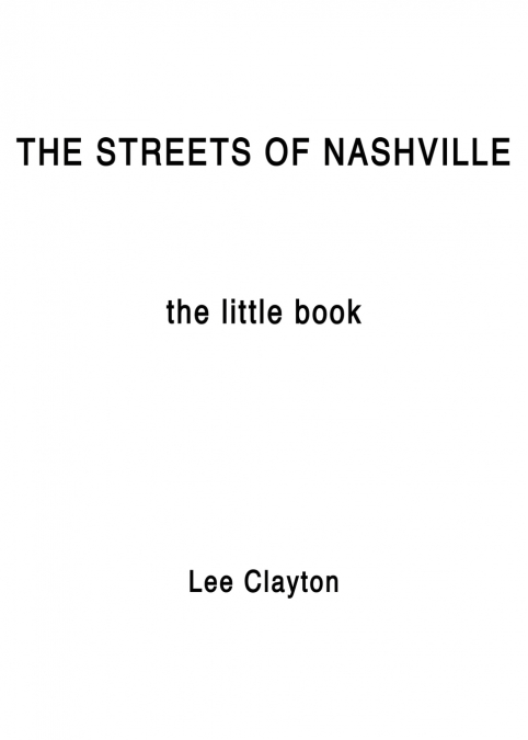 The Streets of Nashville