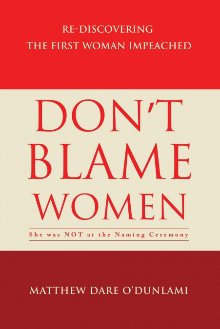 Don’t Blame Women