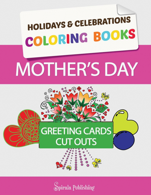 Mother’s Day Coloring Book Greeting Cards