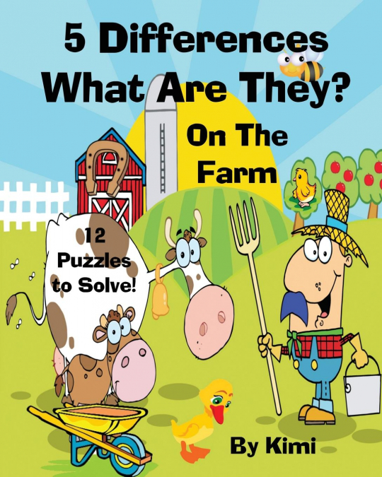 5 Differences- What Are They? - On the Farm- For Kids (Kids Series)