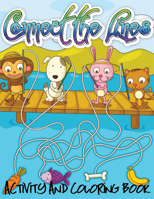 Connect the Lines Activity and Coloring Book