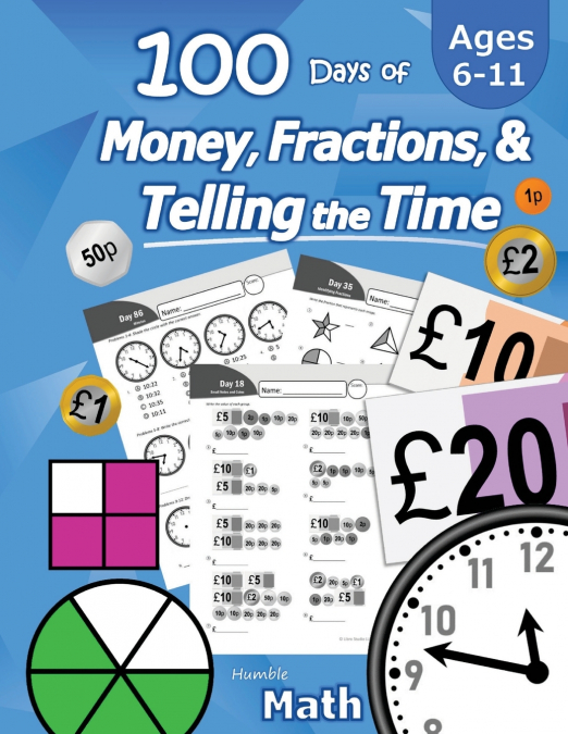 100 Days of Money, Fractions, & Telling the Time