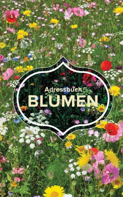 Adressbuch Blumen