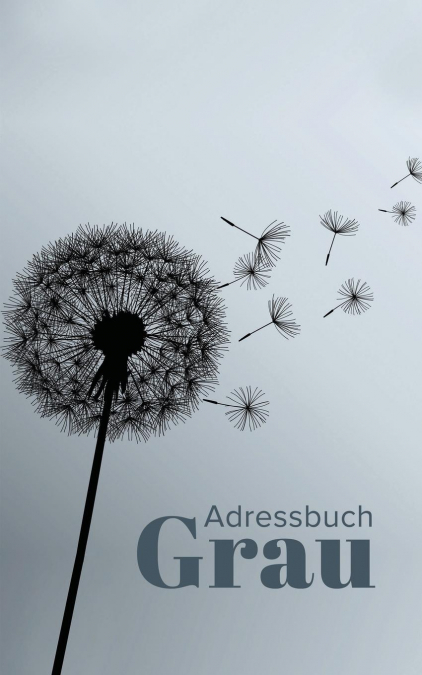 Adressbuch Grau