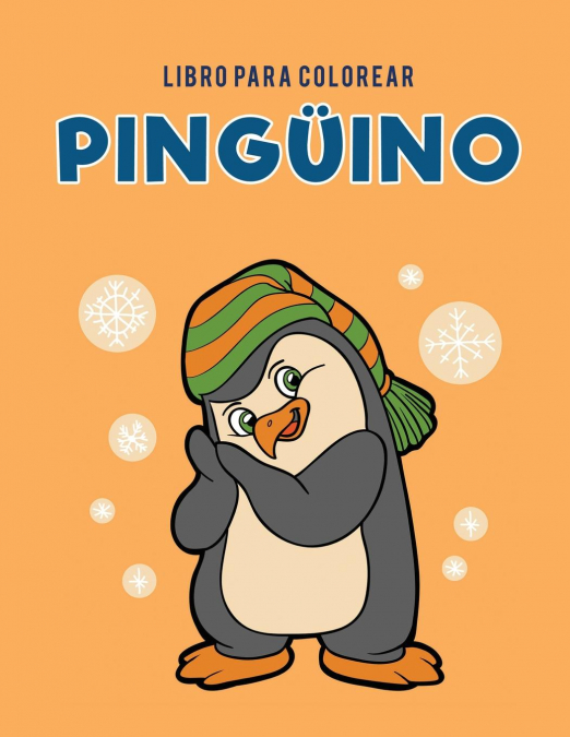 Libro para colorear pingüino