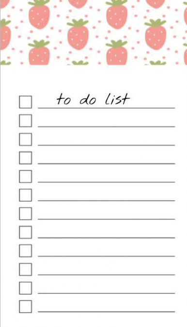 To Do List Notepad