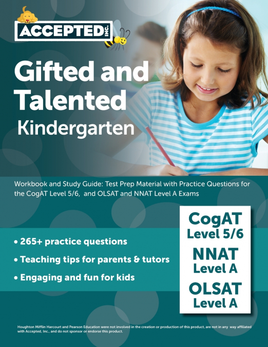 Gifted and Talented Kindergarten Workbook and Study Guide