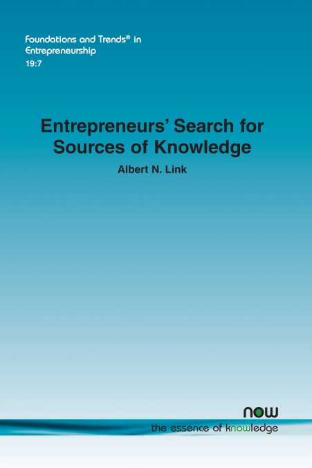Entrepreneurs’ Search for Sources of Knowledge