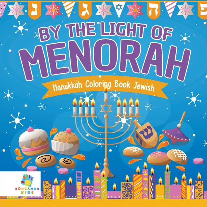 By the Light of the Menorah | Hanukkah Coloring Book Jewish