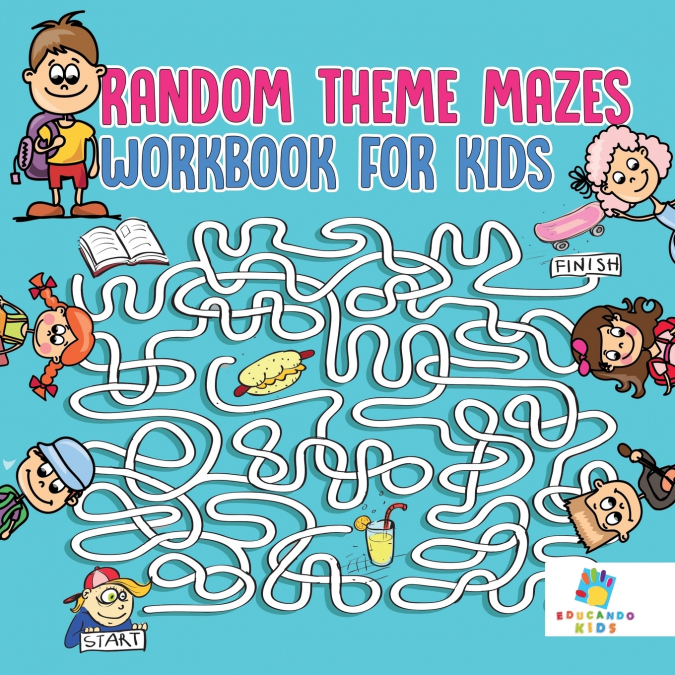 Random Theme Mazes Workbook for Kids