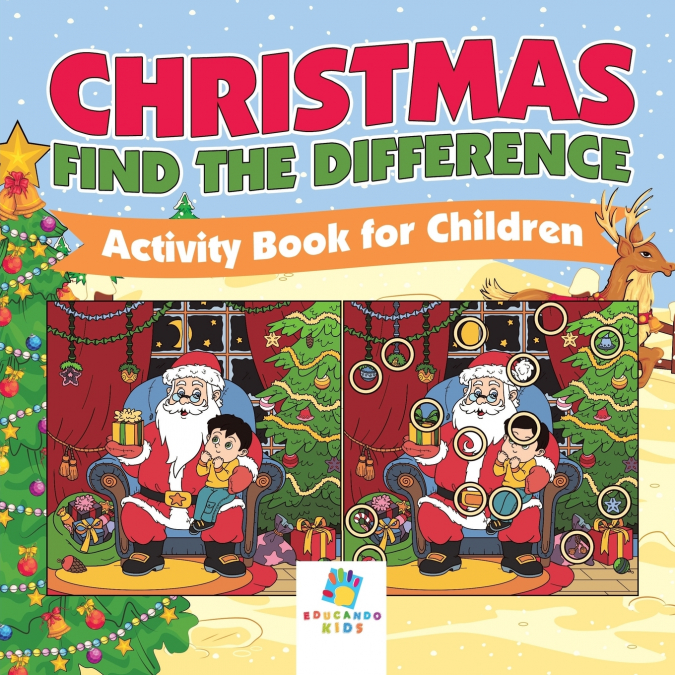 Christmas Find the Difference Activity Book for Children