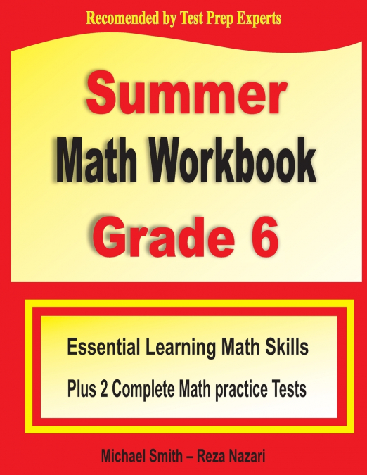 Summer Math Workbook Grade 6