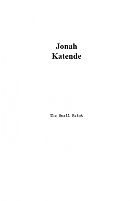 The Small Print