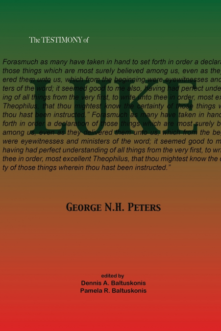 The Testimony of Luke