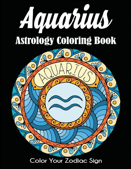 Aquarius Astrology Coloring Book