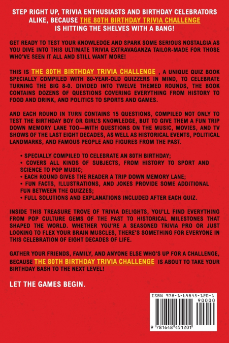The 80th Birthday Trivia Challenge
