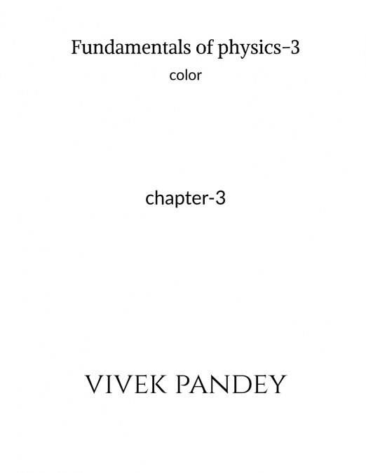 Fundamentals of physics-3 color