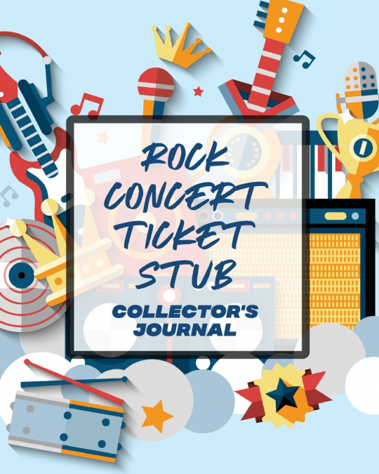 Rock Concert Ticket Stub Collector’s Journal