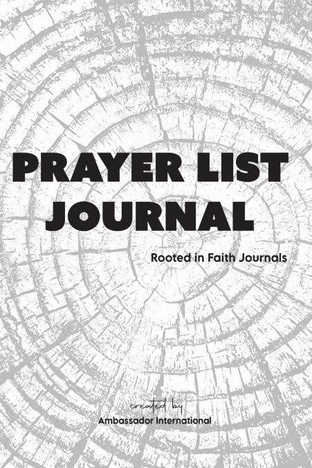 Prayer List Journal